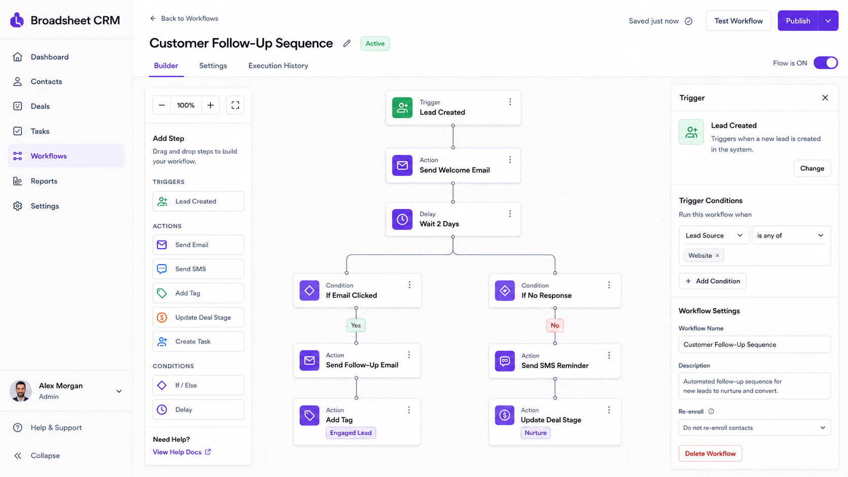BroadSheet CRM — Client CRM