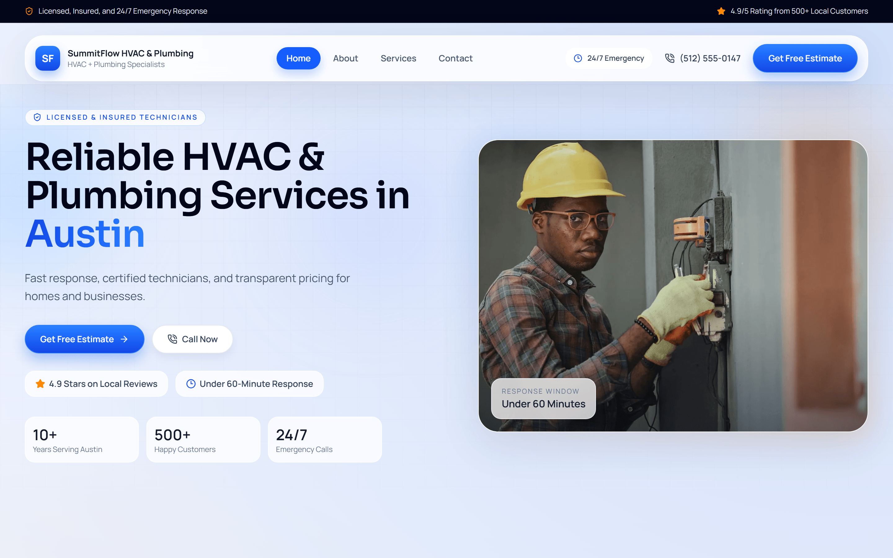 SummitFlow — HVAC & plumbing